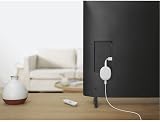 Google Chromecast 4K HDR with Google TV & Voice Remote Snow A view 6