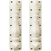 Prefabricated ABS Balcony Mold,Concrete Balustrade Mold Concrete Formwork for Outdoor Construction, DIY Home Improvement, Easy Installation and Reusable Design (Style 15)