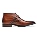 La Milano Mens Winter Ankle Dress Boots Slip on Monk Strap Buckle Comfortable Chukka Plain Toe Leather Oxford Boots for Men