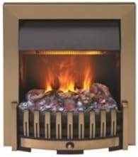 Dimplex Antique Brass Danville OptiMyst Smoke &amp; Flame Effect Insert Fire Place