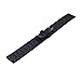 MOTONG Stainless Steel Watch Band Strap For MOTO 360 2nd Gen,Men's 46mm,Come with Quick Release 22mm(5H Black)