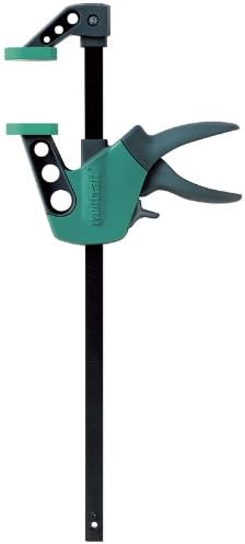 wolfcraft EHZ "Easy" One-Hand Clamp I 3020000 I The one-Hand clamp for Effortless Working, Black, 75-150