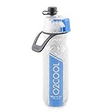 O2COOL ArcticSqueeze Insulated Mist 'N Sip Squeeze Bottle 20 oz., Blue