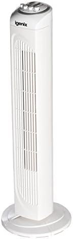 Igenix DF0030 Oscillating Tower Fan, 45 Watt Power, 30 Inch, 3 Speed Settings High, Medium & Low - Image 3