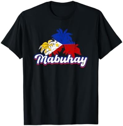 Philippines Flag Day Filipino Mabuhay Palms T-Shirt