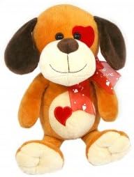Soft Stuffed Animals Plush Toy Animals 9.5โ Puppy Dog with Heart Valentine's Day Gift for Girlfriend, Boyfriend or Best Friends