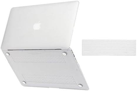 McBook Pro 13 Case 2016, HISOO Rubberized Hard Case with keyboard cover for Macbook Pro 13 inch A1706&amp;A1708 (Release October 2016) with/without Touch Bar &amp; Touch ID Shell Cover 13-inch (Clear)