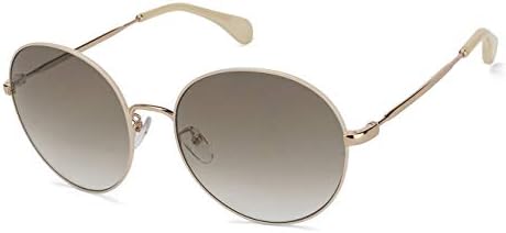 John Jacobs Round Sunglasses for Women (125122, Golden Pink)