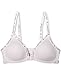 Calvin Klein Big Girl's Micro Wirefree Bra Bra, Classic White, 36A