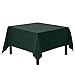 Gee Di Moda Square Tablecloth - 70 x 70 Inch Hunter Green Table Cloth for Medium Square or Round Tables - Heavy Duty Washable Fabric - for Buffet Table, Holiday Party, Dinner, Wedding & Baby Shower