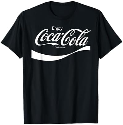 Amazon.com: Coca-Cola Enjoy T-Shirt - Unisex-Adults, Black, Small