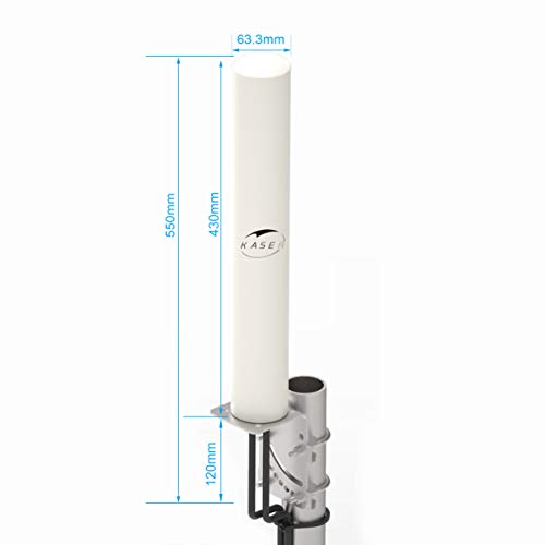 4G LTE 5G antenne outdoor externe mimo omnidirectioneel 600-6000 MHz met SMA-stekker TS9 adapter versterking tot 5 dBi 2x5 meter kabel geschikt 5G 3G 4G LTE router modem