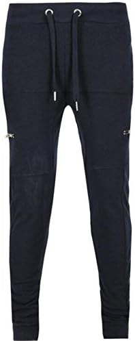 Triliel 2017 New Men's Sports Pants Casual Harem Pants Solid Color Zipper Decorated Pants YMJYMX8105