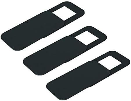 T10 3PCS Rectangle Plastic Webcam Cover Ultra-thin Privacy Protector Camera Shutter Sticker For Phone Tablet Notebook Desktop
