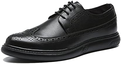 VIBYS Mens Oxford Shoes， Oxford Dress Shoes For Men Lace Up