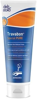 DEB Travabon Special Pure 100ml Tube Protective Skin Care Cream (8 Pack)
