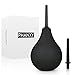 PHANXY Enema Bulb Clean Vaginal Anal Silicone Douche for Men Women Certificate Comfortable Medical Kit, Black