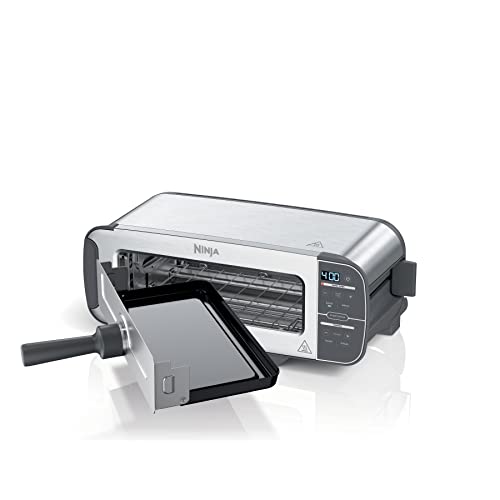 Ninja ST100 Foodi 2-in-1 Flip Toaster, 2-Slice Capacity, Compact