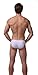 99extra Underwear, Men's Super Breathable Modal Low Rise Skinny Bikini - White(M)