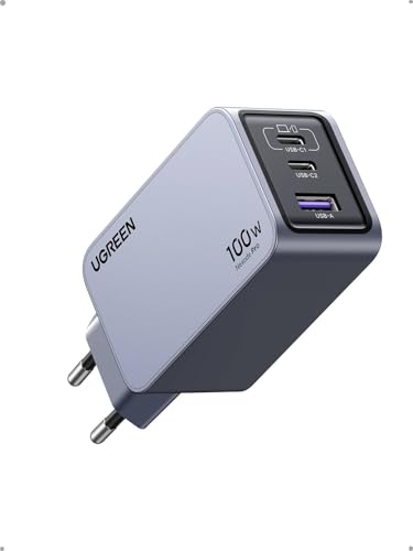 Nexode Pro 100W Cargador USB C Carga Rápida GAN Adaptador