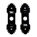 Garden NINJA 9 in. Edger Blade Compatible with Ryobi 638006008, 2-Pack