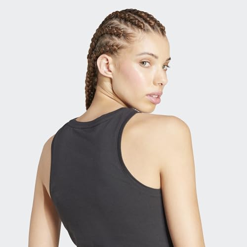 adidas Women's Essentials Linear Slim Cotton Tank Top
