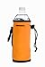 Neoprene Water Bottle Drawstring Insulator Cooler Koozie, Neon Orange by BAGS FOR LESSTM