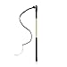 HBuir Leather Dog Protection Training Whip with Rubber Handle Sheathed Agitation Whip Exercise Tool