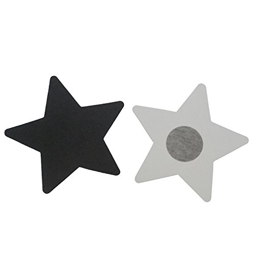 10 Pairs Black Adhensive Nipple Covers Disposable Breast Pasties Patels