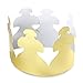 Hygloss Gold Paper Crowns 24 Pack - Paper Crowns for Kids to Decorate - Craft Activity - Blank Crown for Adults - Perfect for Parties, Celebrations - DIY Crown Crafts