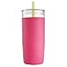 Capri Tumbler and Straw by bubba - Includes Silicone Sleeve for No-Slip Grip - 32oz - Bring with You Anywhere - BPA Free- Odor and Stain Resistant - Built to Last – Pink