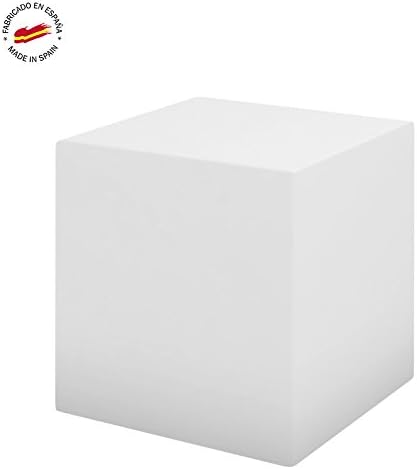 Cubo 43cm - Asiento / Mesa - Color Blanco: Amazon.es: Jardín