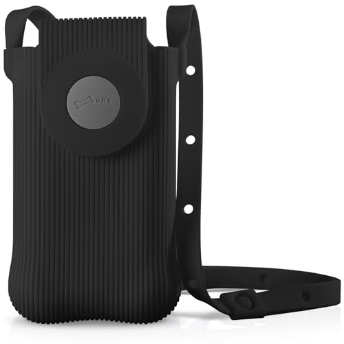 BONE Crossbody Phone Bag, Cell Phone Purse Silicone Crossbody Purse Bag for Women and Men, Crossbody Shoulder Bag, Adjustable Strap, Skin Friendly, Scratch-Resistant, Washable, Bubble Phone Bag Gen 2