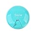 Pill Organizer Portable BPA-Free Pill Case with 360 Degree Rotation 7 Compartments Week Marks Pill Container Blue By iYaYoo
