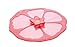 Charles Viancin - Hibiscus Silicone Lid for Food Storage and Cooking - 11''/28cm - Airtight Seal on Any Smooth Rim Surface - BPA-Free - Oven, Microwave, Freezer, Stovetop and Dishwasher Safe