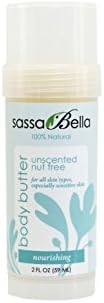 Sassa Bella Body Butter - Unscented Nut Free - 2floz