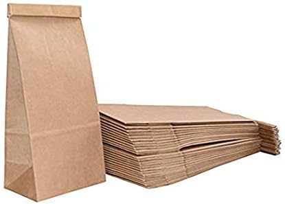 1/2 Pound Kraft Tin-Tie Paper Bags - 275 Count - Brown