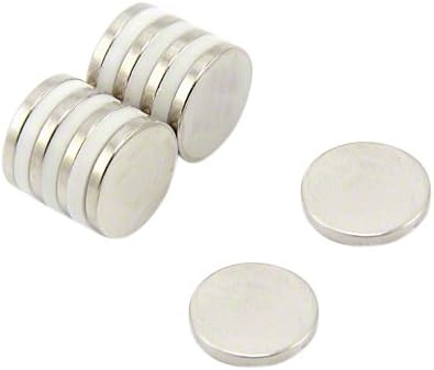 N42 Neodymium Magnet for Arts Crafts, Model Making, DIY, Hobbies, Office and Home - 15mm dia x 2mm thick - 2.2kg Pull - Pack of 10