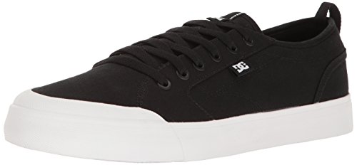 DC Men's Evan Smith Tx Skateboarding Shoe, Black/White, 8.5 D D US