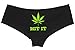 Knaughty Knickers Women's Hit It Pot Leaf Weed Rave Cute Hot Sexy Boyshort