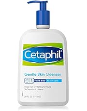 Face Wash by Cetaphil, Hydrating Gentle Skin Cleanser for Dry to Normal Sensitive Skin, 20 oz, Fragrance Free, Fragrance Free and Non-Foaming