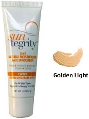 SAMPLE TUBE - Suntegrity 5 in 1 Tinted Face Sunscreen (Golden Light) by Suntegrity