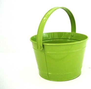 Twigz Kids Gardening Bucket - Steel - Green