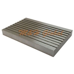 6" x 4" Steel Block Swage Grooved Forming and Flat Double Sided Bench Tool