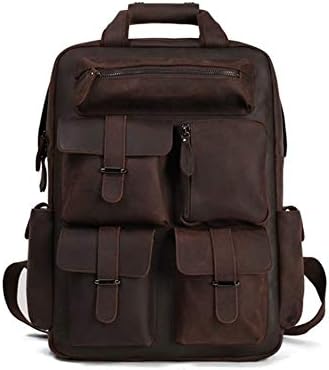 メンズバッグレザー レザーバックパックメンズレザートラベルバッグファッションカジュアルショッピングトラベルバックパック