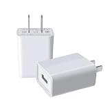 USB Wall Charger FOBSUNLAND. USB Wall Plug 5V 2A AC Power Adapter Compatible with iPhone,iPad,Samsung,Huawei,Tablet,Kindle and More (White 2pack) (White 2pack)