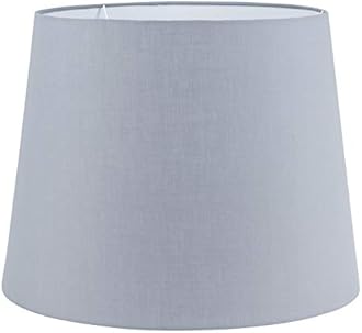 MiniSun | Extra Large Modern Tapered Light Shade in a Grey Fabric Finish | Floor Lamps & Torchieres, Home Décor & Improvement Essential | 455mm Shade Width