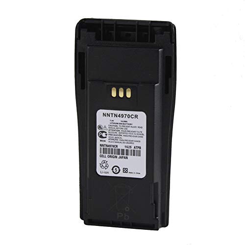 NNTN4970 NNTN4970A Slim 1600mAh Lithium Ion Rechargeable Battery Compatible for Motorola Radio CP040 CP140 CP150 CP160 CP180 CP200 CP250 CP380 PR400 EP450 EP450S DEP450 GP3688 GP3188 GP3688D P3688