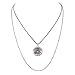 Rosemarie Collections St Michael Military Medal Pendant Necklace United States Army (Chain with Extender)