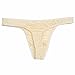 FEESHOW Men's Silky Bikini Thongs G String Pouch Underwear Swimwear